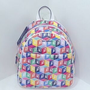 Karl Lagerfeld multi color  Backpack NWT